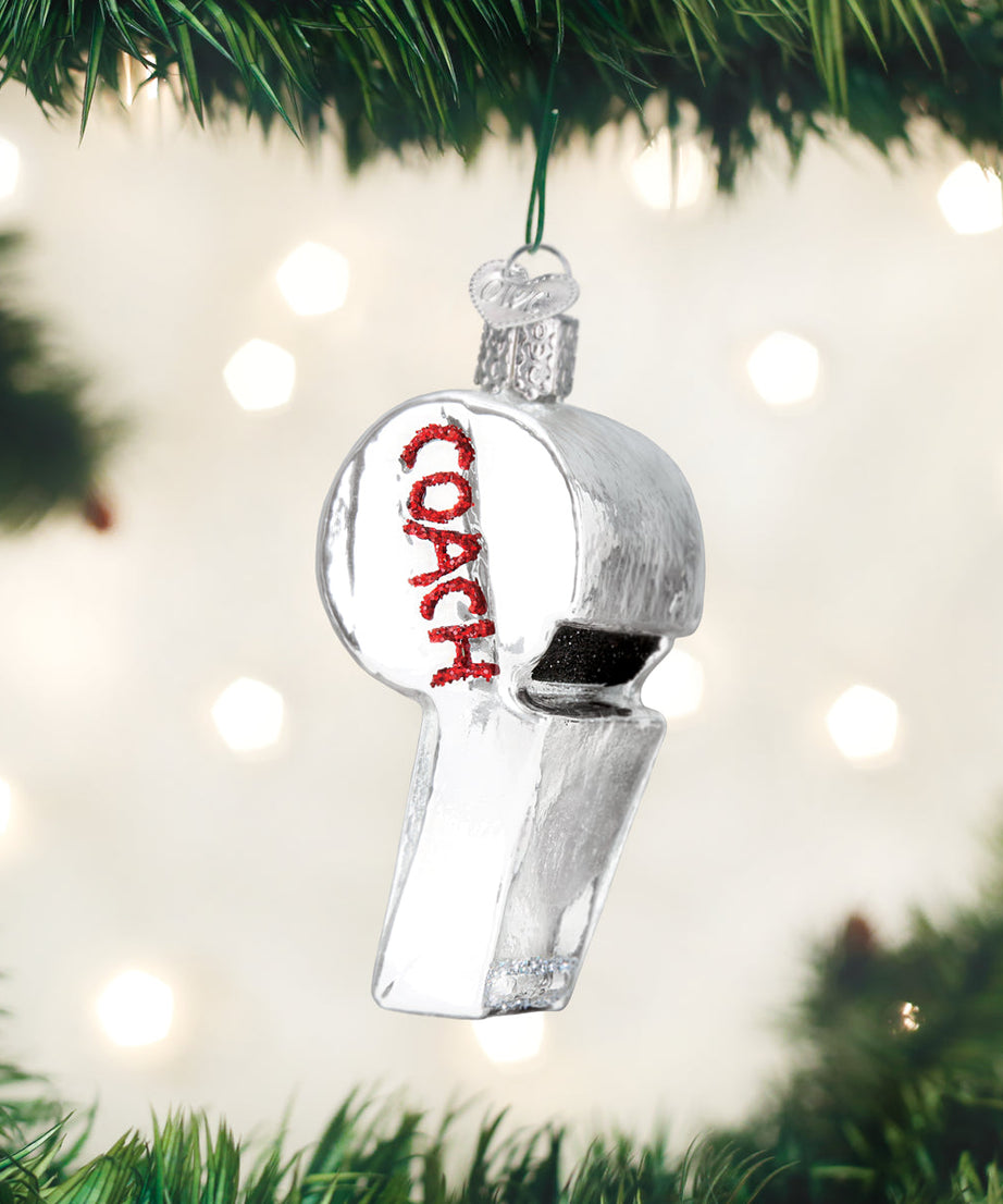 Coach's Whistle Ornament