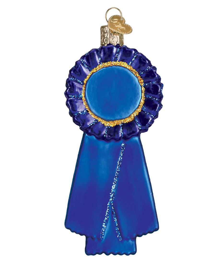 Blue Ribbon Ornament