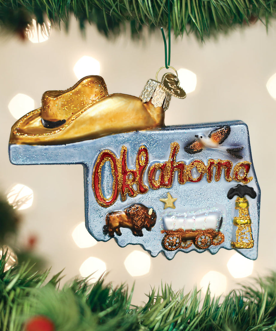 State Of Oklahoma Ornament