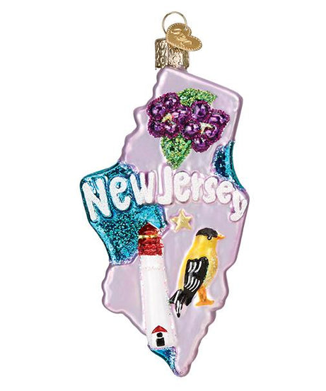 State Of New Jersey Ornament