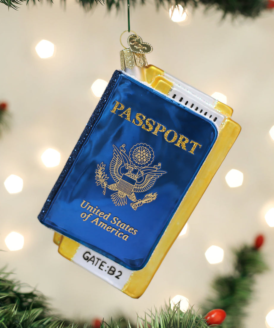 Passport Ornament