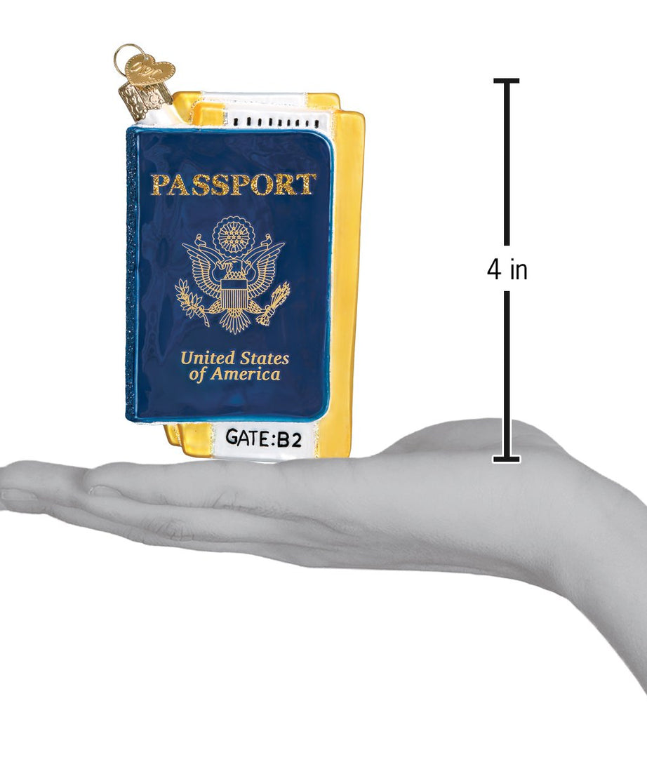 Passport Ornament
