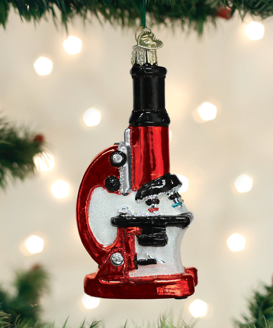 Microscope Ornament