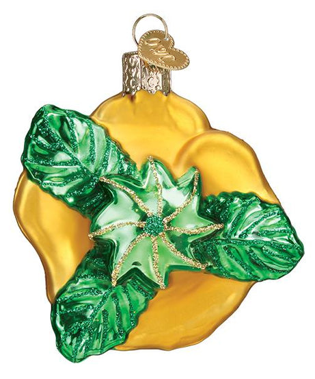 Yellow Rose Ornament