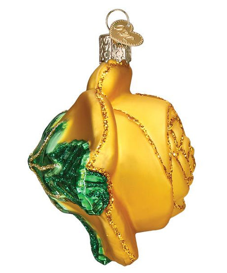 Yellow Rose Ornament
