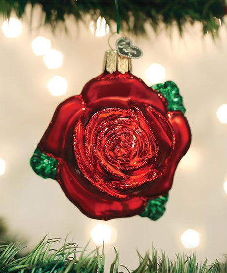 Red Rose Ornament