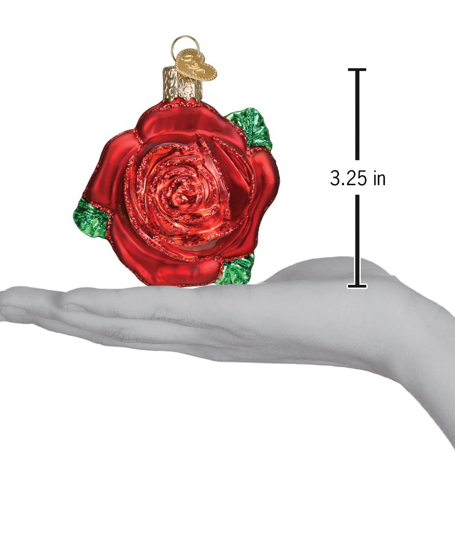 Red Rose Ornament