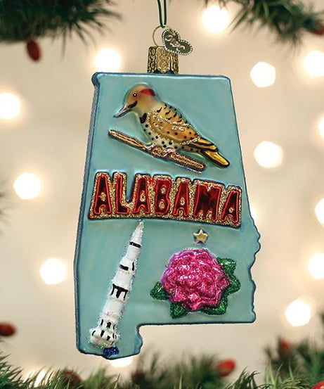 State Of Alabama Ornament