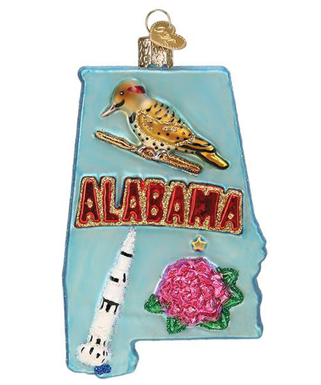 State Of Alabama Ornament
