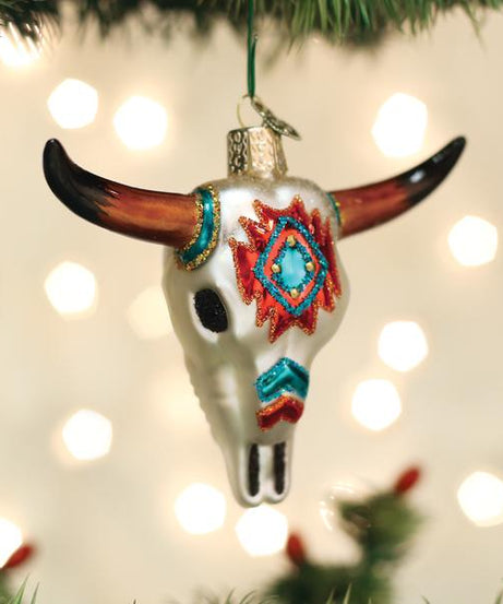 Southwestern Steer Skull Ornament