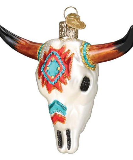 Southwestern Steer Skull Ornament