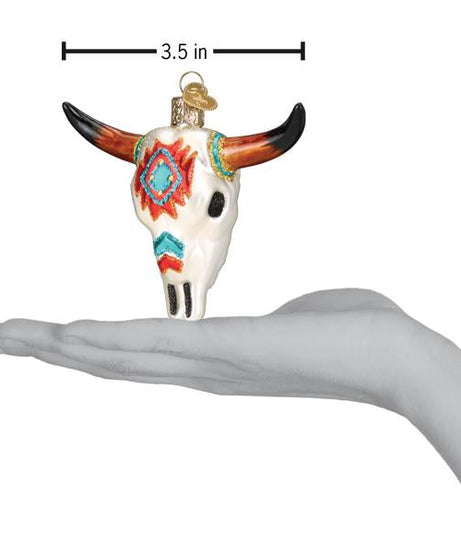 Southwestern Steer Skull Ornament