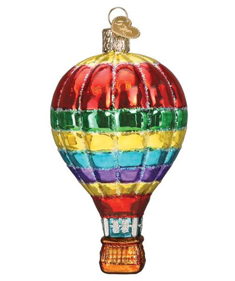 Vibrant Hot Air Balloon Ornament