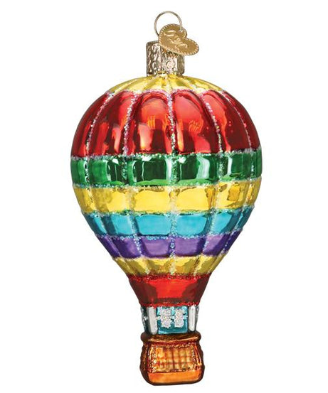 Vibrant Hot Air Balloon Ornament