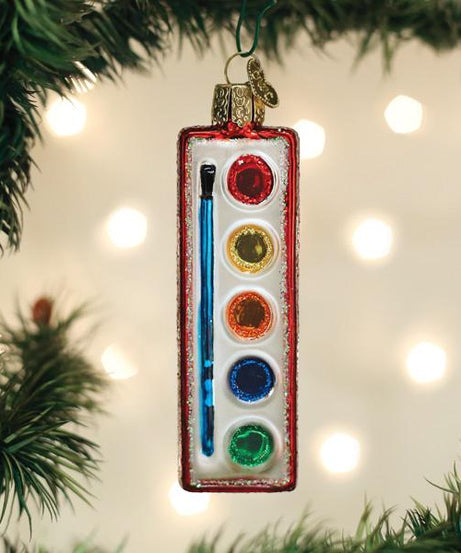 Watercolor Palette Ornament