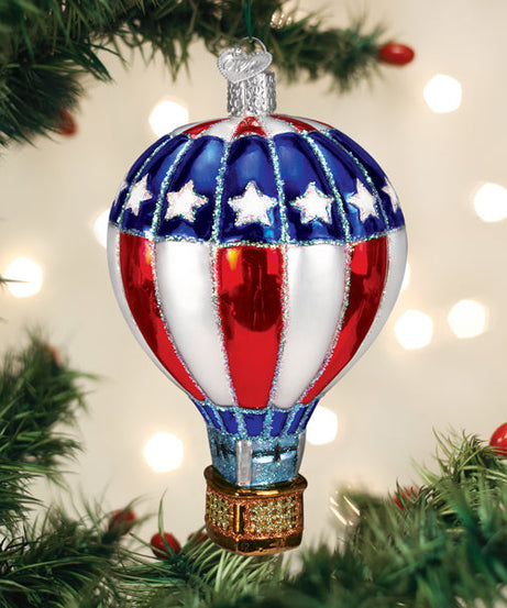 Patriotic Hot Air Balloon Ornament