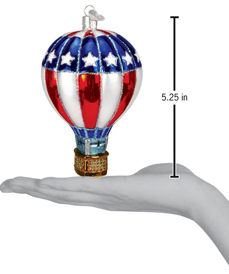 Patriotic Hot Air Balloon Ornament