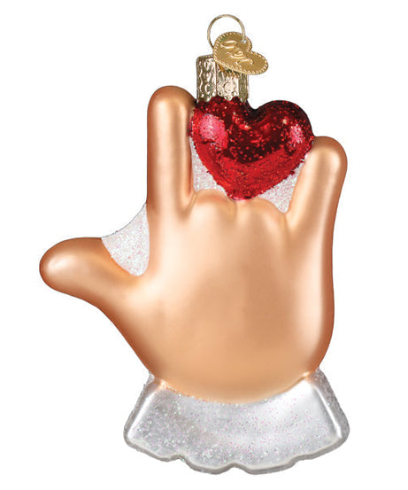 Love Sign Language Ornament