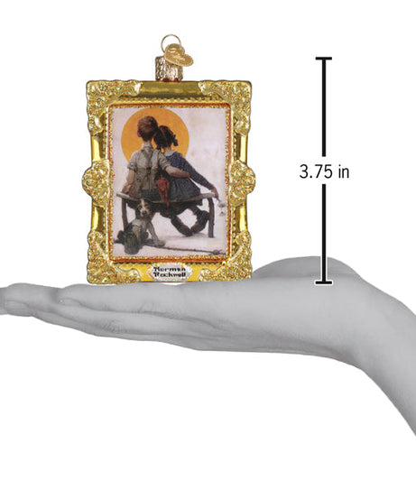 Norman Rockwell Boy & Girl Ornament