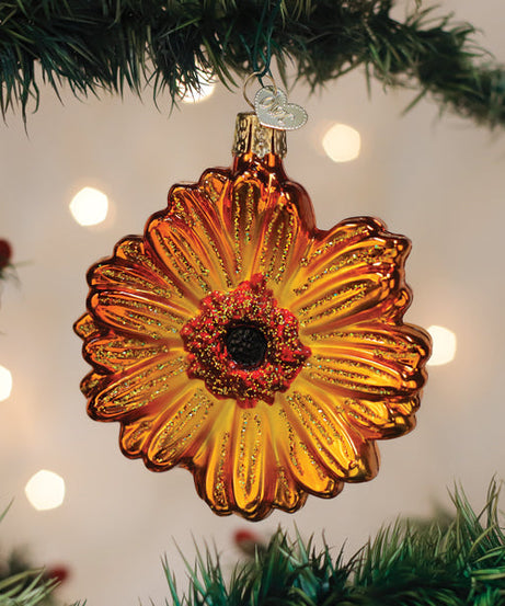 Sunset Gerbera Daisy Ornament