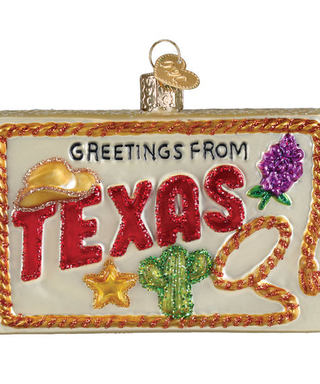 Texas Postcard Ornament