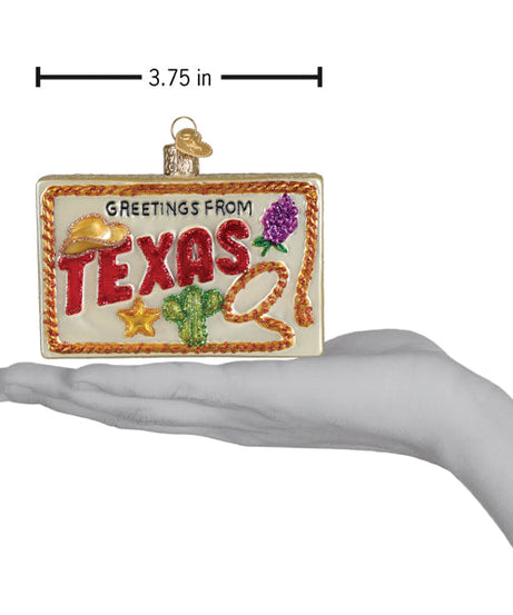Texas Postcard Ornament