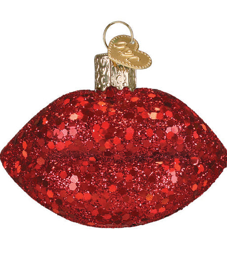 Jeweled Lips Ornament