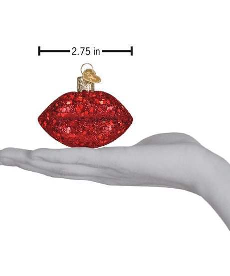 Jeweled Lips Ornament