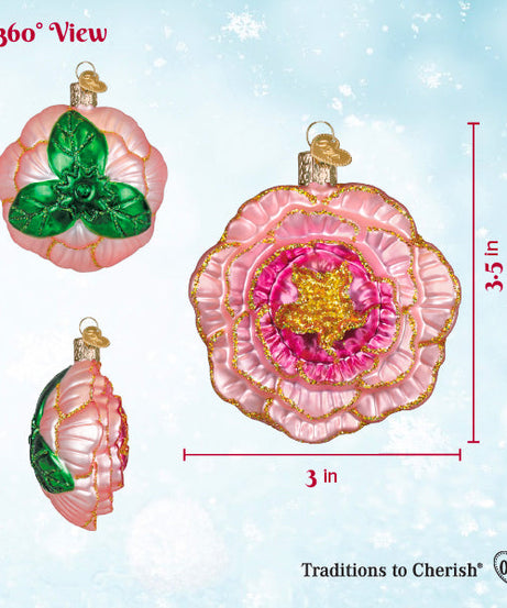 Peony Ornament