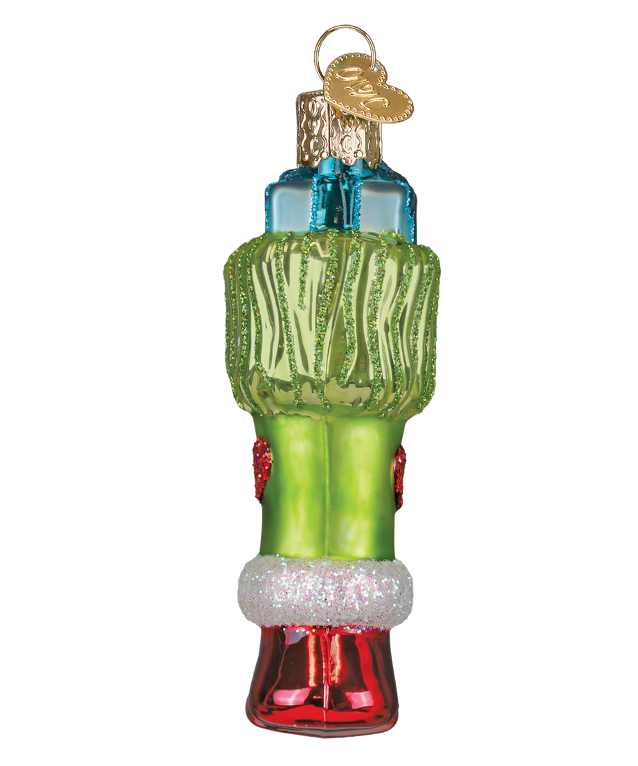 Green Mischief Stocking Ornament