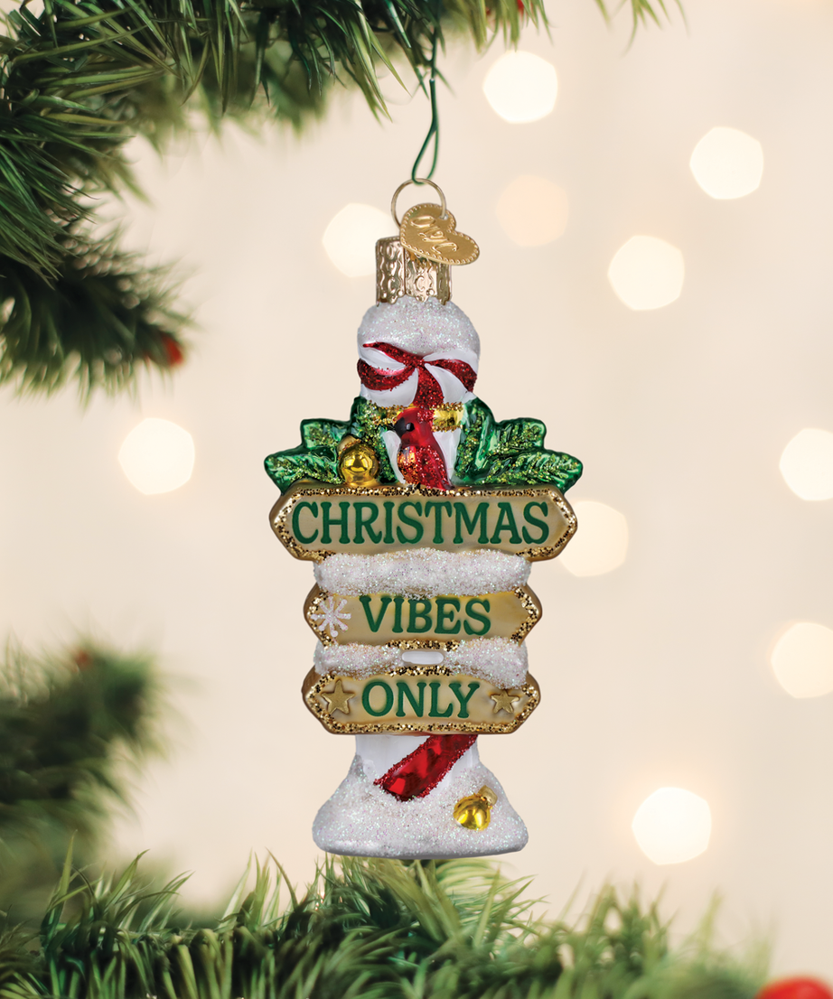 Jolly Junction Post Ornament