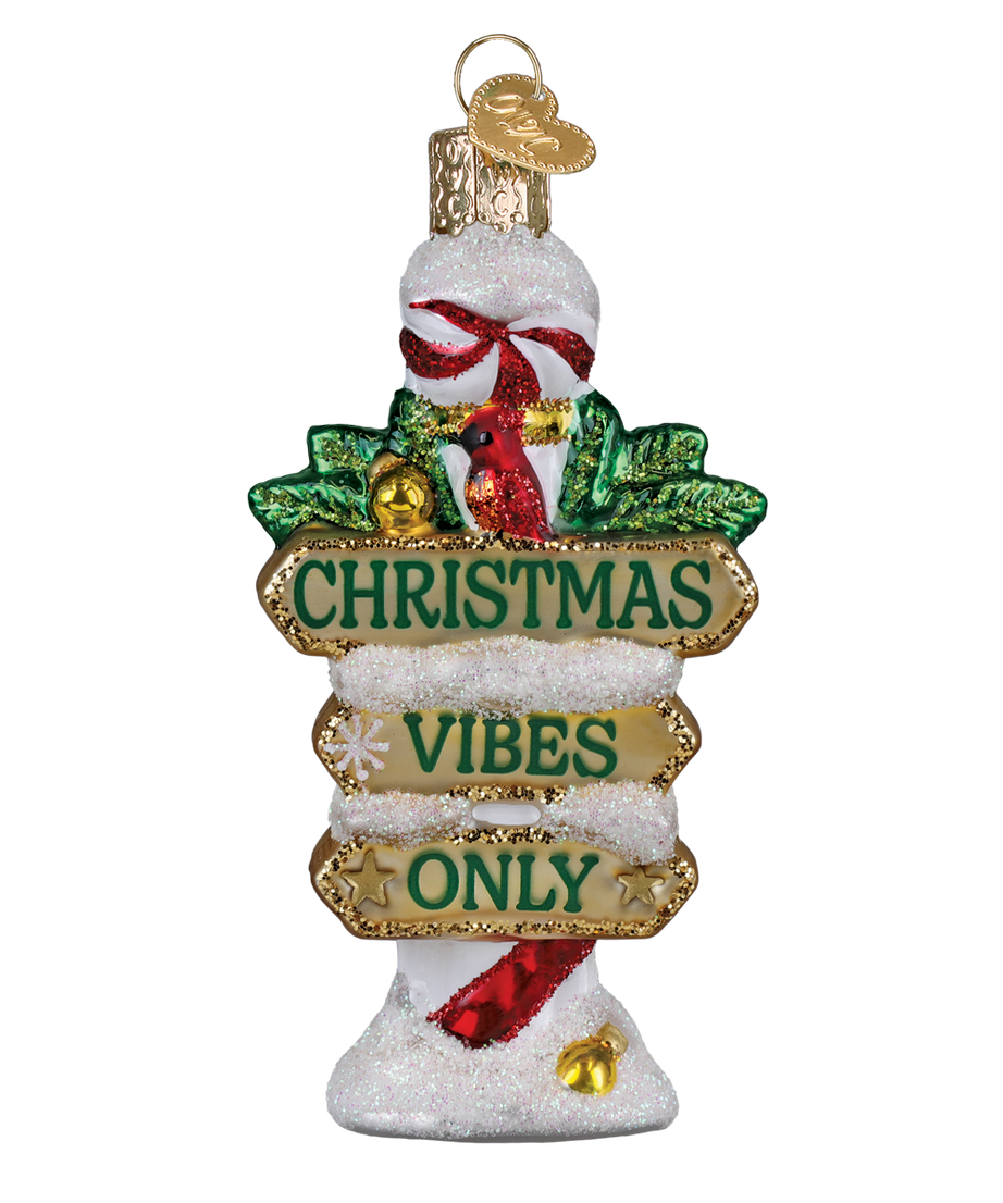 Jolly Junction Post Ornament