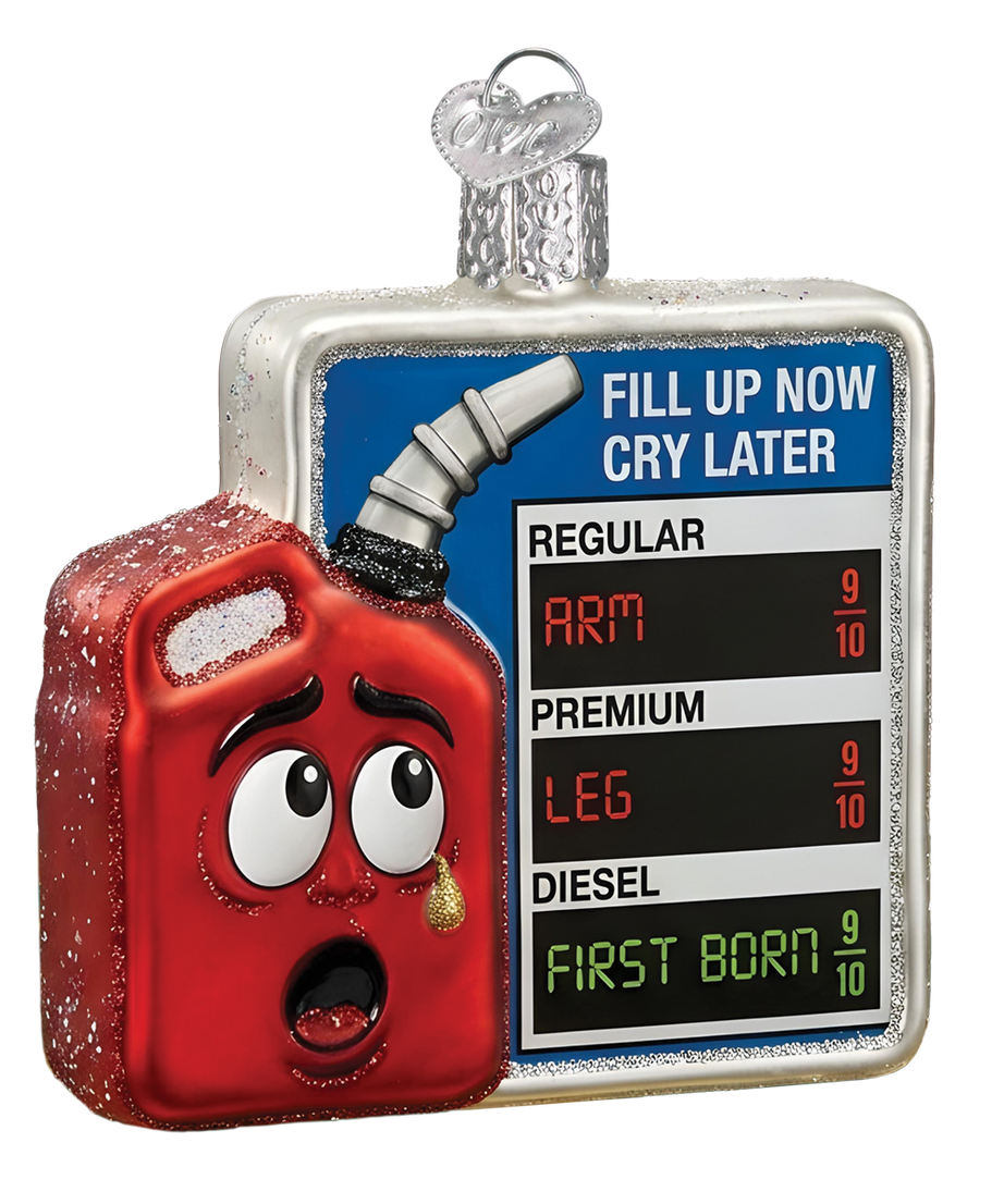 Running On Fumes Ornament