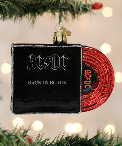 Back In Black Album Cover Ornament - Grazingbelles