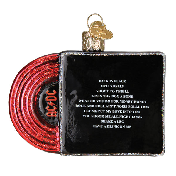 Back In Black Album Cover Ornament - Grazingbelles