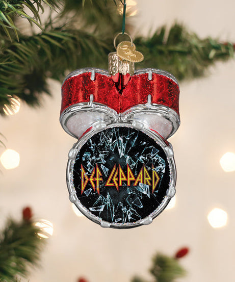 Def Leppard Drum Ornament