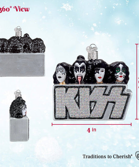 Kiss Band Ornament