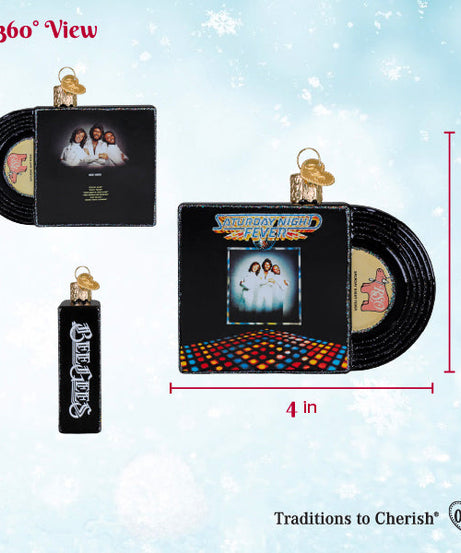 Saturday Night Fever Album Ornament