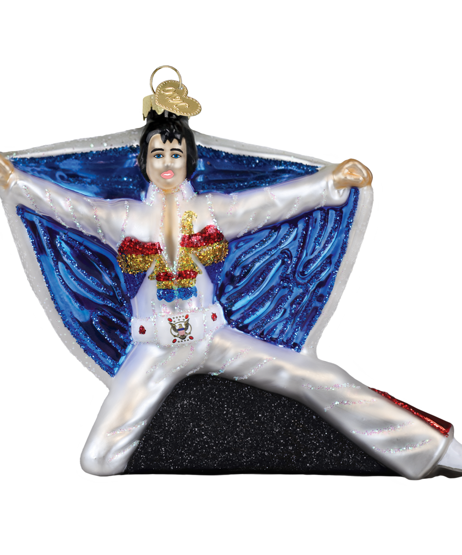 Elvis In Eagle Jumpsuit Ornament