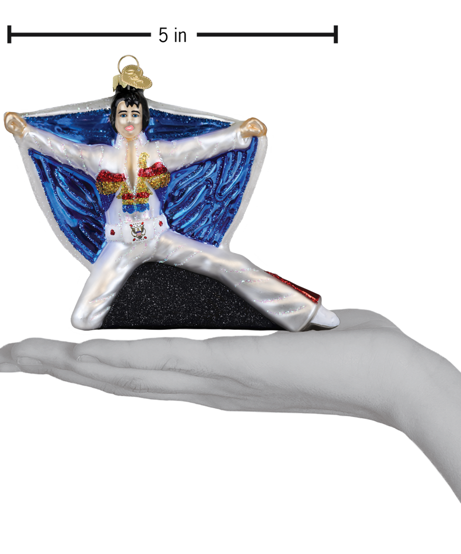 Elvis In Eagle Jumpsuit Ornament