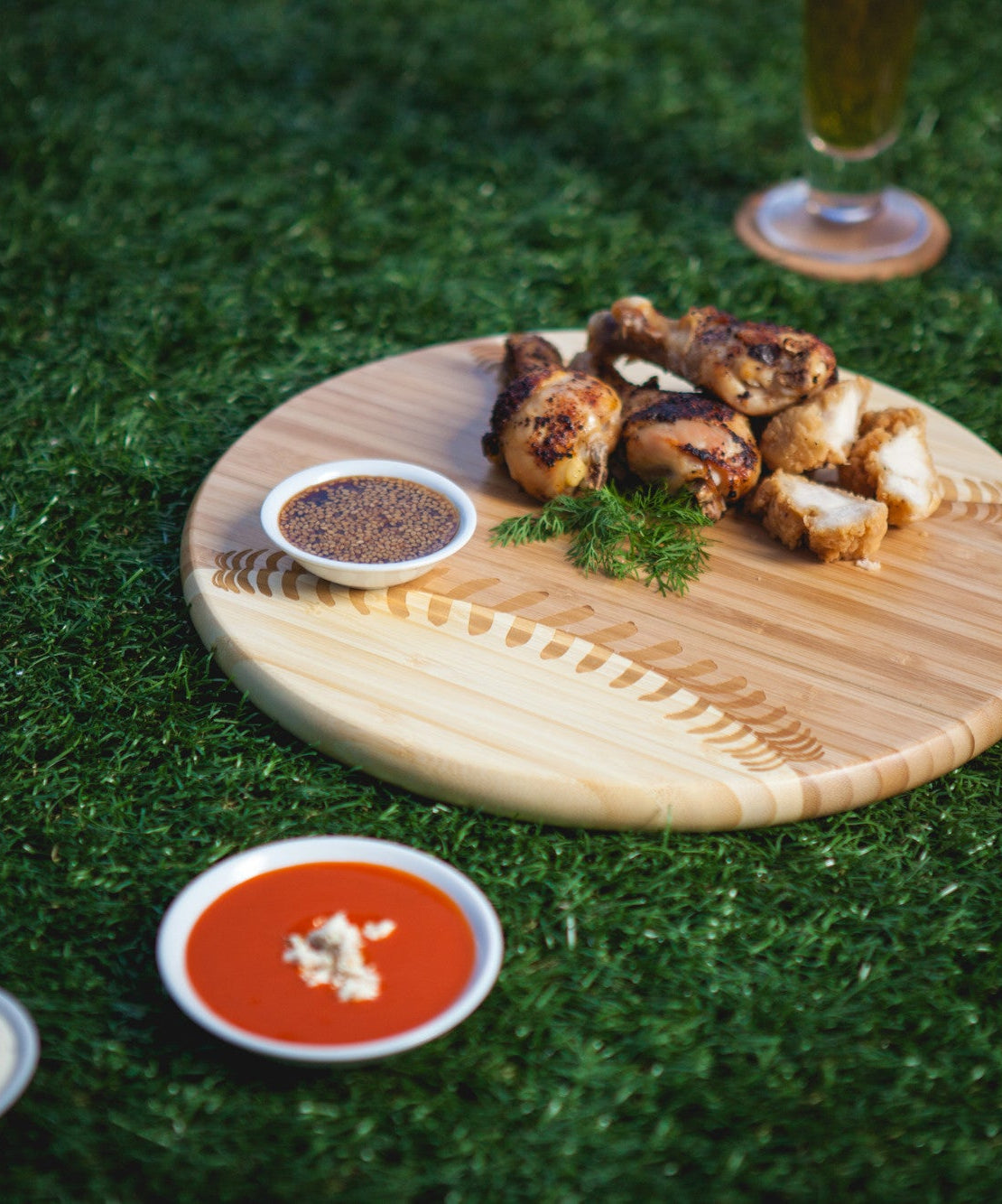 Home Run! Baseball Cutting Board & Serving Tray