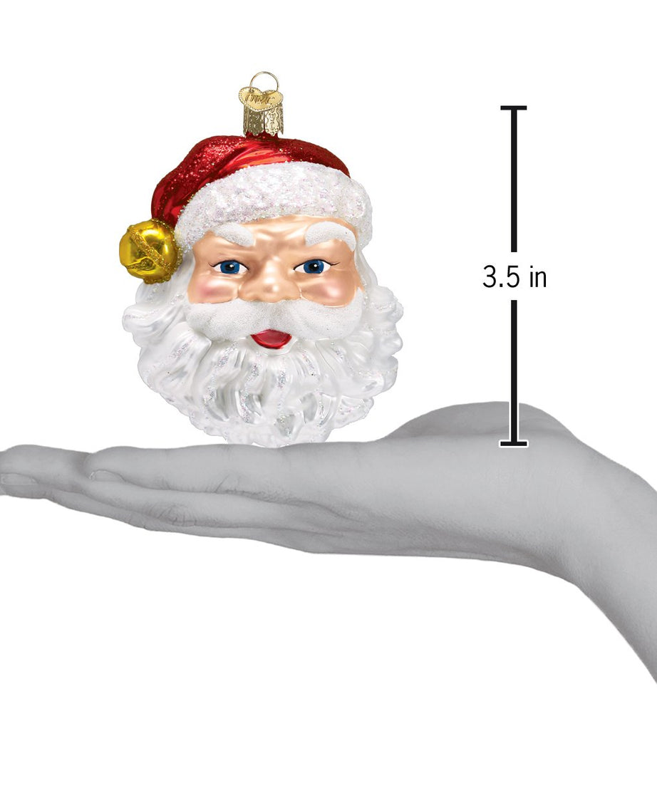 Jingle Bell Santa Ornament