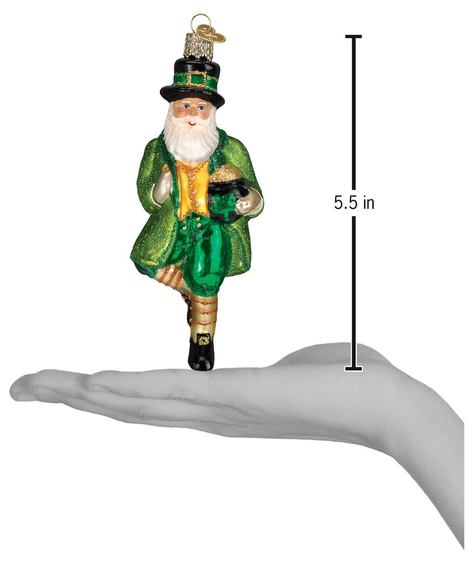 Irish Santa Ornament