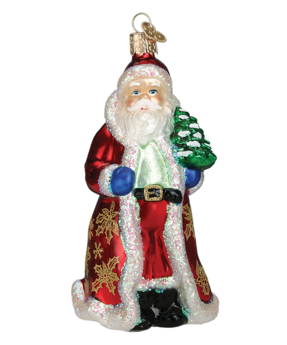 Glistening Golden Santa