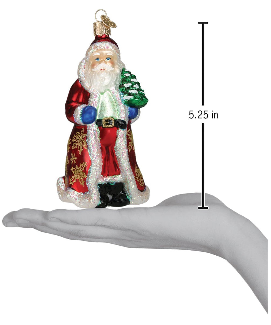 Glistening Golden Santa