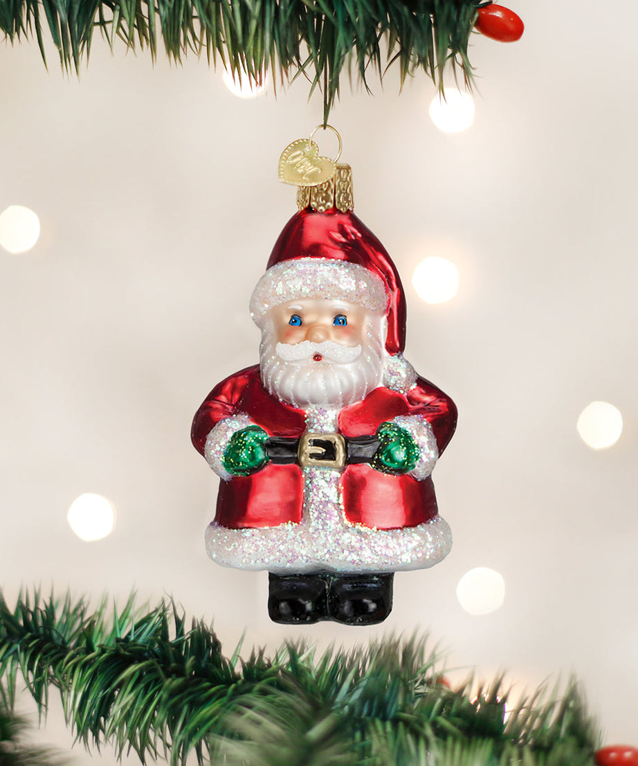 Short Stuff Santa Ornament