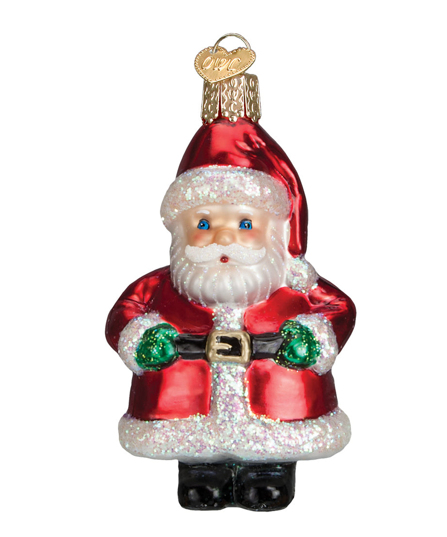 Short Stuff Santa Ornament
