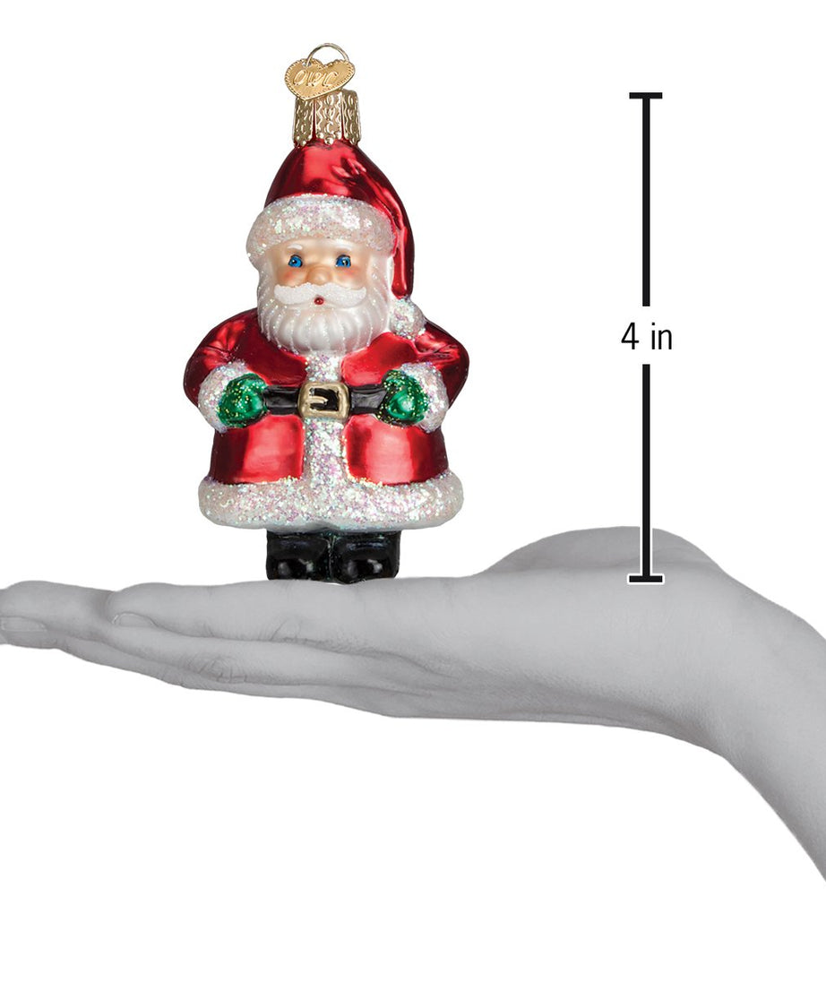 Short Stuff Santa Ornament
