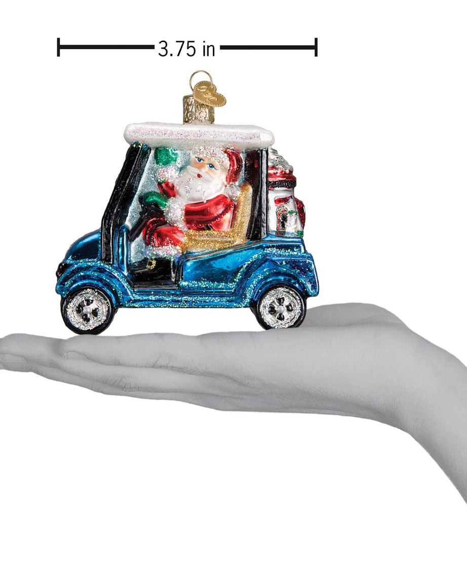 Golf Cart Santa