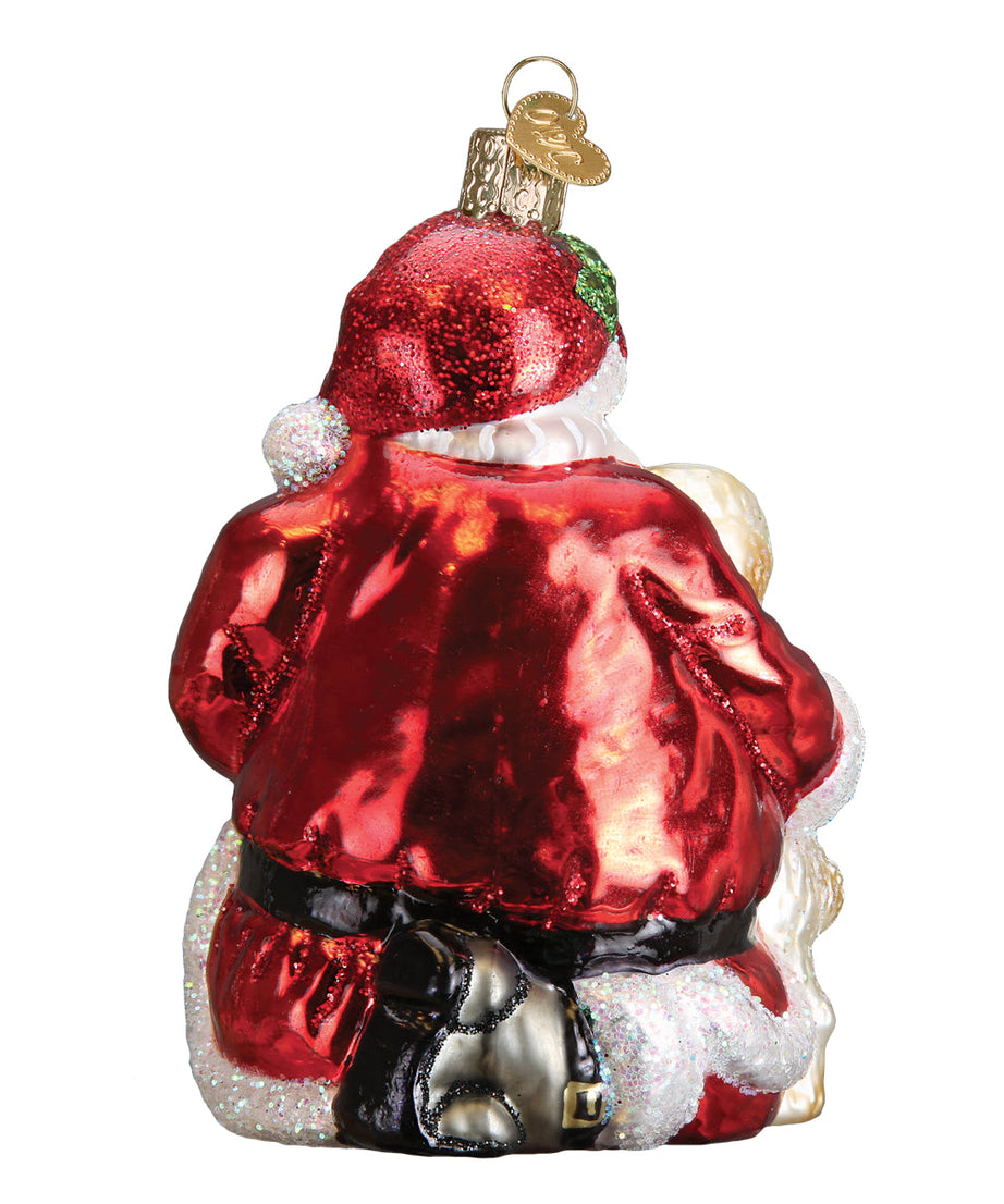 Santa's Puppy Love Ornament